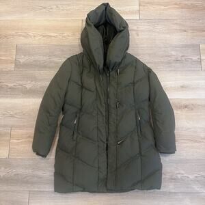 Ralph Lauren LRL Jacket Women’s Large Long Hooded Puffer Down Parka Coat